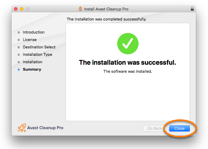 install avast cleanup for mac